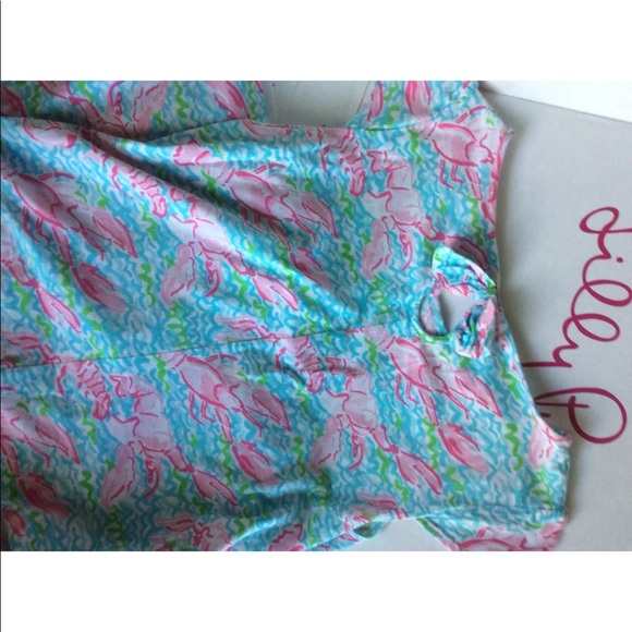 Lilly Pulitzer Jaylynne Dress Lobstrah Roll - Picture 5 of 6